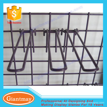 europe style shopping merchandising gridwall wire display hooks